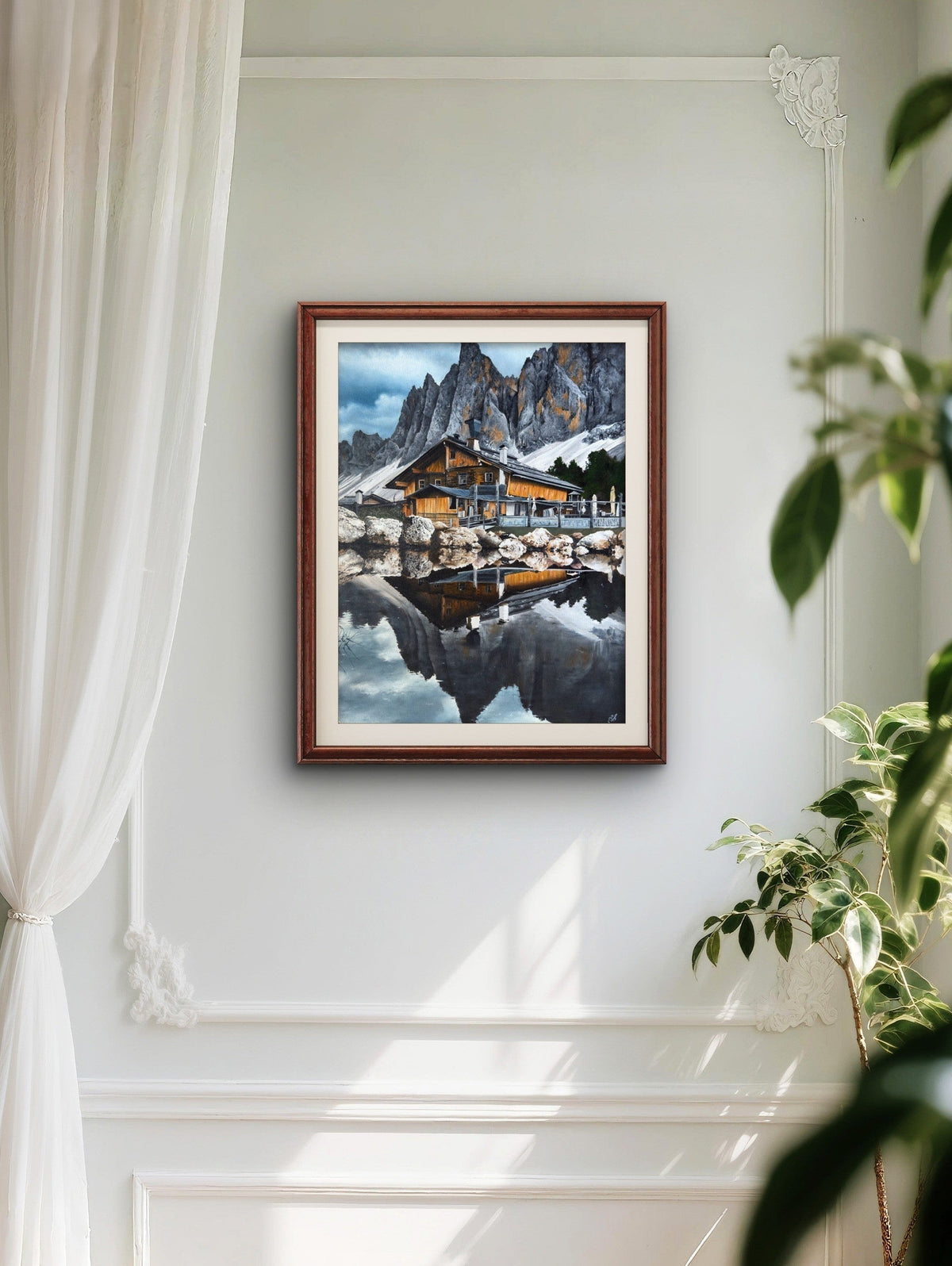 "Scenic Alpine Hut" Prints